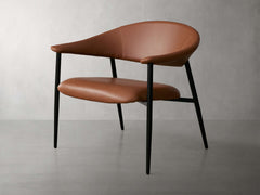 Mette Faux Leather Chair