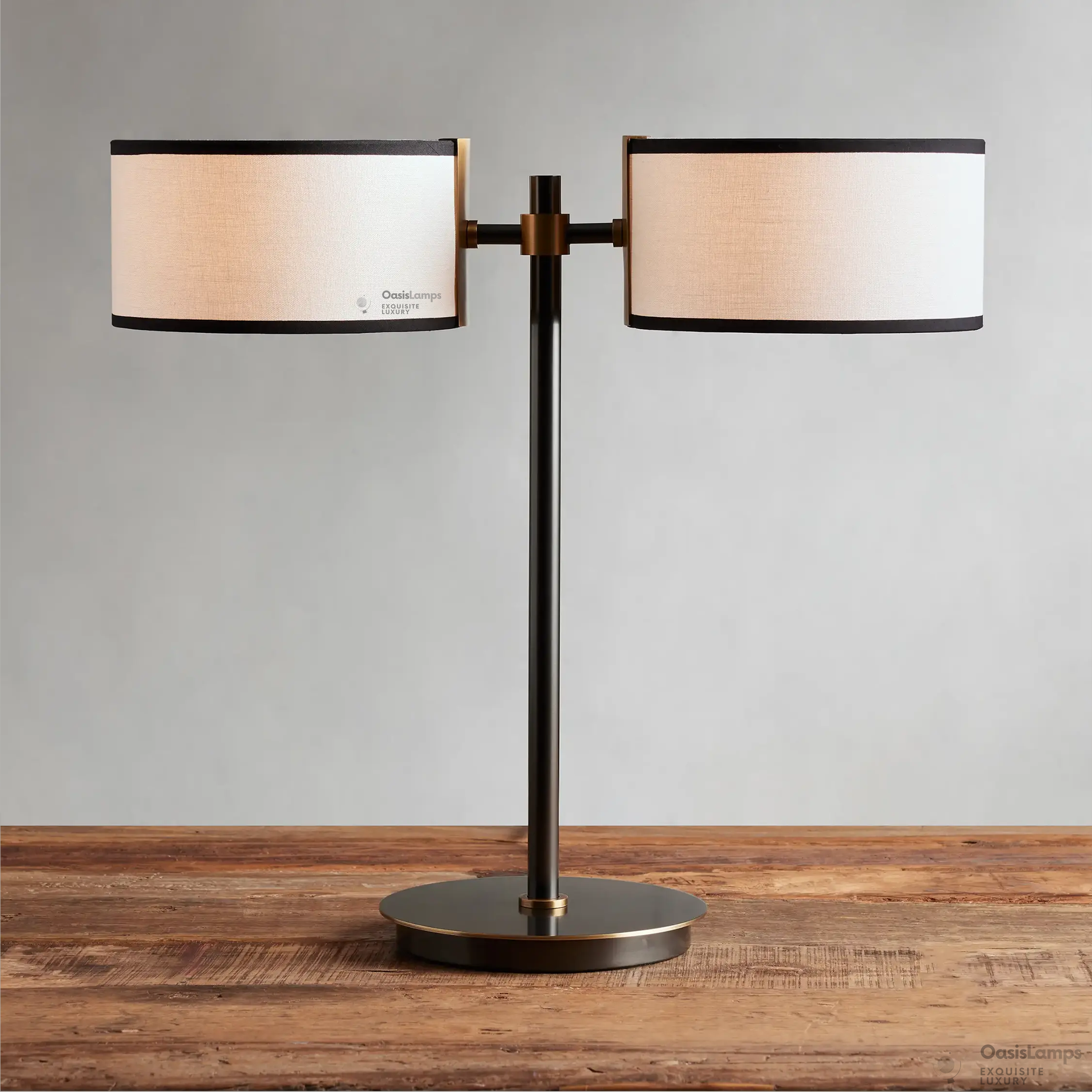Daphne Linen 2 Light Table Lamp