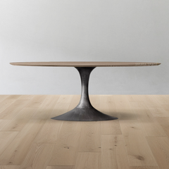 Aero Wood Oval Dining Table