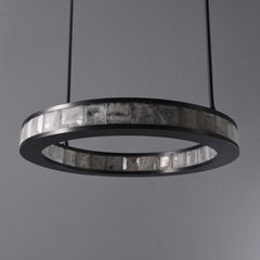 Clayhart-O Rock Crystal Pendant Bronze