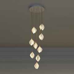Ceramic Petal Drop Pendant Light