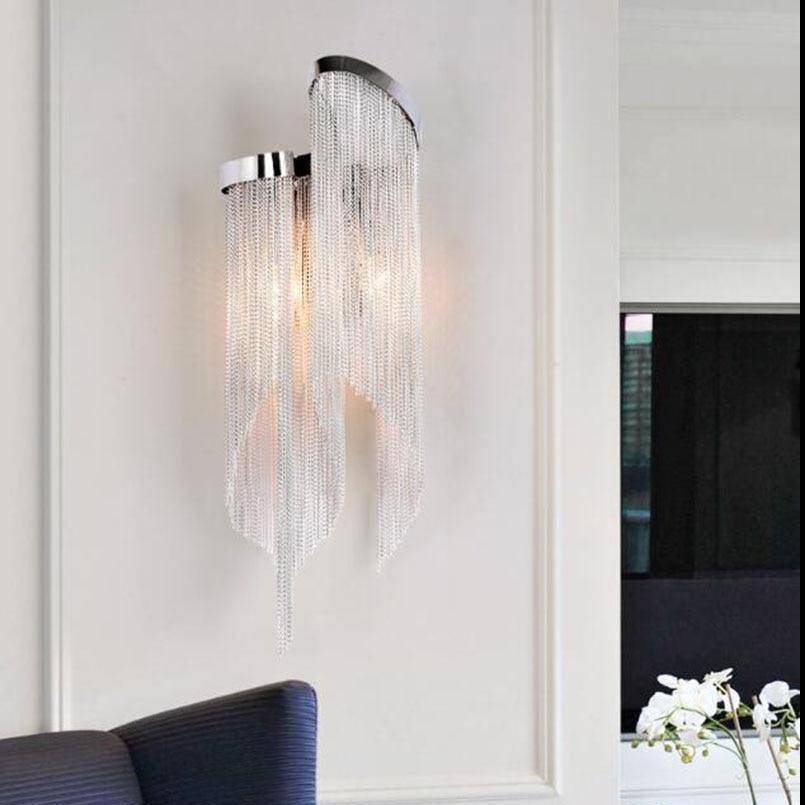 Teresa Cadena Chain Tassel Wall Sconce