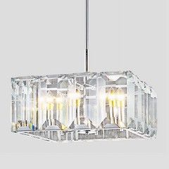 Tundra Square Crystal 24" Chandelier