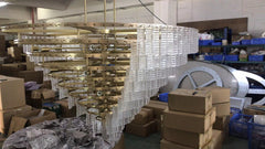 SIRENE CLEAR ROUND GLASS CHANDELIER 41" 36''