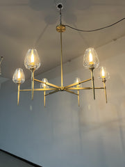 Tulip Linear chandelier 52'' 65''