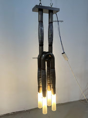 Horsehair Solid Brass Pendant