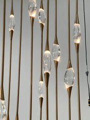 PEZEO CRYSTAL CHANDELIER 21''H