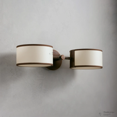 Daphne Linen 2 Light Wall Sconce
