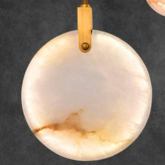 Moon Shade Lorry Natural Marble Pendant Light