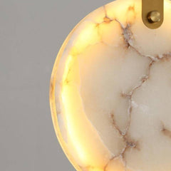 Moon Shade Lorry Natural Marble Pendant Light