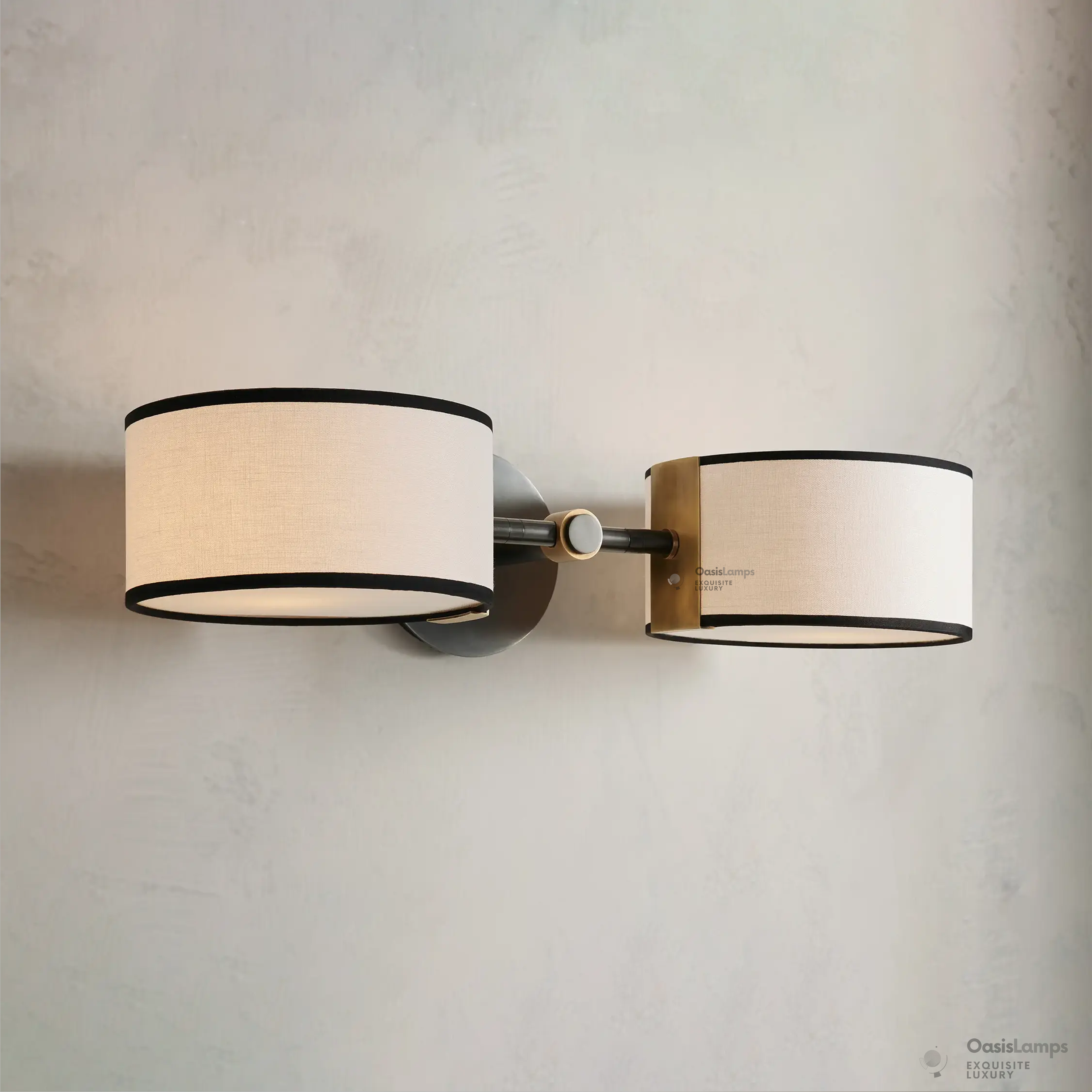 Daphne Linen 2 Light Wall Sconce