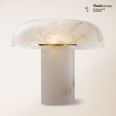 Dadaly Modern Alabaster Mushroom Table Lamp