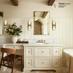 Odin Alabaster Medium Wall Sconce 14"H#Color_brass