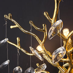 Salome Stylish Clear Crystal Wall Sconce For Bedroom, Living Room