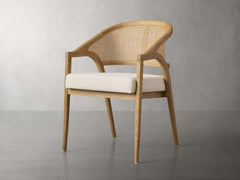 Aimee Dining Arm Chair in Honey