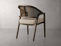 Aimee Dining Arm Chair in Mocha