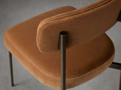 Billie Dining Side Chair in Antique Bronze