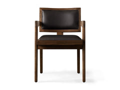 Canterbury Dining Chair in Top Grain Smoke