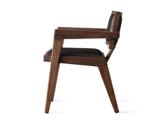 Canterbury Dining Chair in Top Grain Smoke