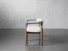 Jagger Dining Bench in Downy Snow