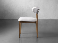 Jagger Dining Side Chair in Natural with Oil Rubbed Bronze