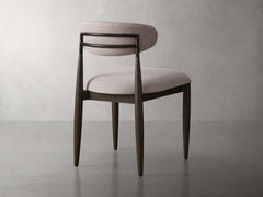 Jagger Dining Side Chair in Cinder with Oil Rubbed Bronze