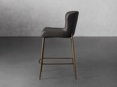 Kirsten Faux Leather Stool