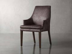 Lunden Faux Leather Dining Arm chair
