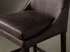 Lunden Faux Leather Stool