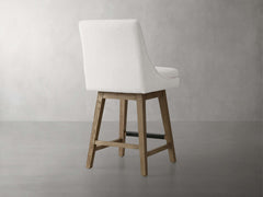 Lunden Swivel Stool in Fawn