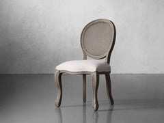 Margot Cane Back Dining Chair in Stone Vintage
