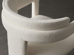 Rodin Upholstered Dining Arm Chair in Matera Cashmere