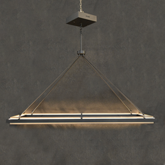 Adin Bronze Rectangular Chandelier 48"/62"