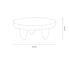 Nobu Carved Coffee Table