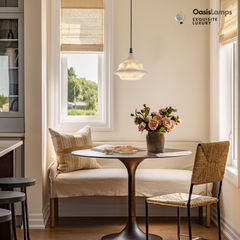 Bloom Alabaster Gleam Pendant 7''D