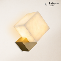 Dave Gats Alabaster Wall Sconce