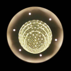 Large long crystal chandelier
