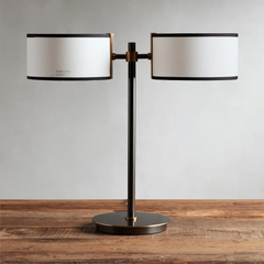 Daphne Linen 2 Light Table Lamp
