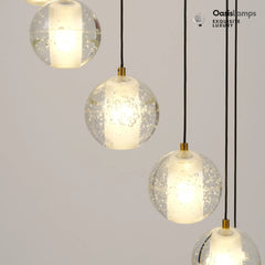 Pearl Ball Ceiling Chandelier 14 20 LightPearl Ball Ceiling Pendant#Color_Brass