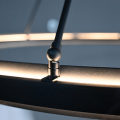 Adin Bronze Round Chandelier 36"/48"/60"