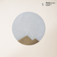 Egwent Alabaster Brass Sconce