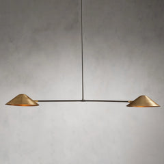 Simms 2-Light Linear Chandelier 54"