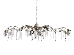 Gothic Viticcio Rectangular Chandelier 61" 71'' - Silver