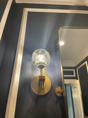 Boule de Cristal Glass Wall Sconce