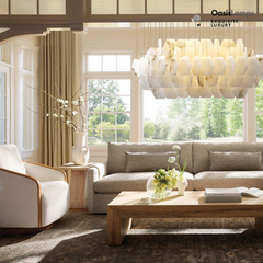 Talan Natural Alabaster Modern Chandelier