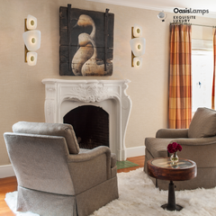 Moira Alabaster 3 Lights Wall Sconce