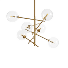 Modern Apolo Glass Ball Chandelier