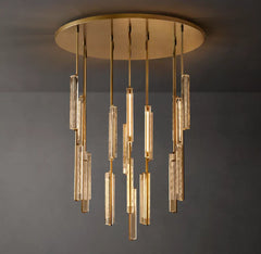 Audubon Crystal Round Chandelier 56"