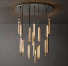 Audubon Crystal Round Chandelier 56"