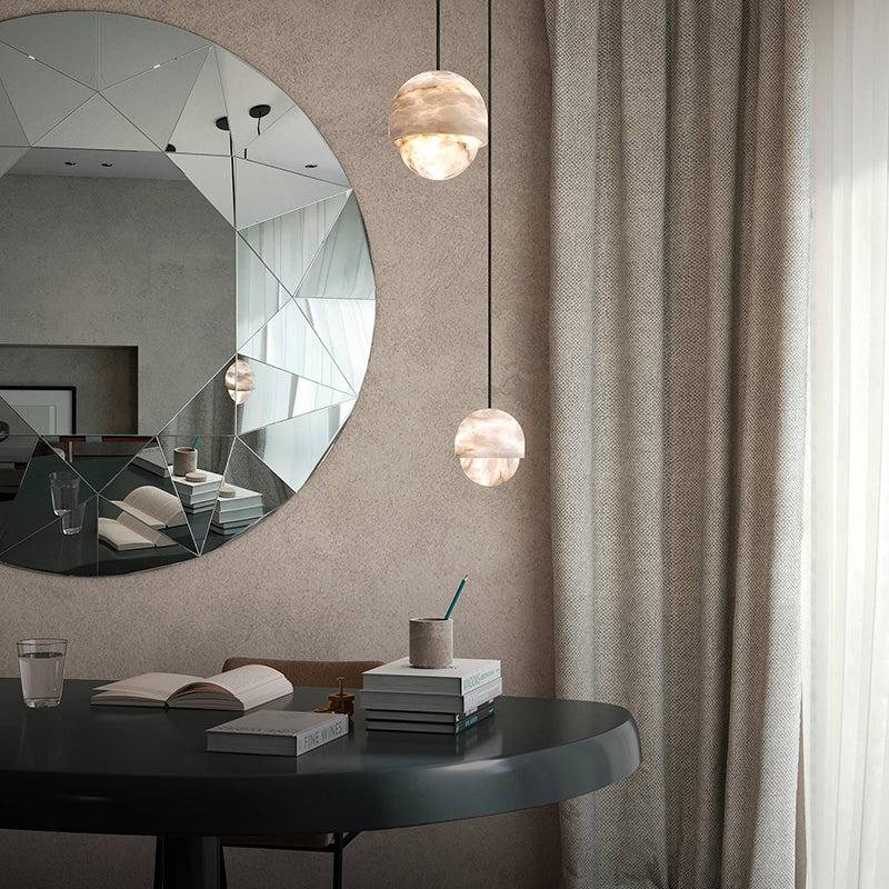 Capus Alabaster Small Art Nice Pendant Light